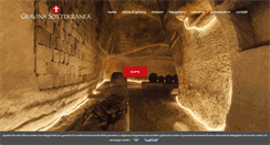 Desktop Screenshot of gravinasotterranea.it
